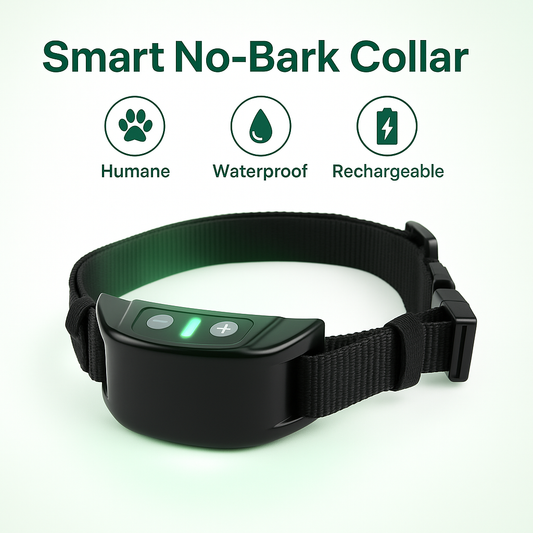 👉 “BarkEase™ Smart No-Shock Bark Collar – Safe & Effective Training”