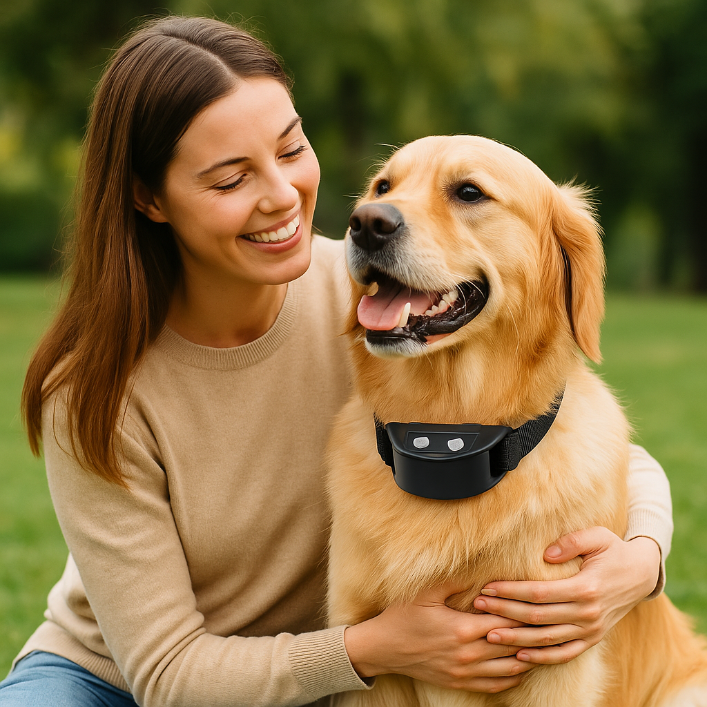 “BarkEase™ No-Shock Smart Bark Collar – Humane Training & Calm Energy for Happy Dogs” (Copy)